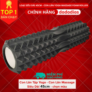 [Loại Siêu Dài 45cm] Con Lăn Yoga Massage Foam Roller - Ống Trụ Lăn Xốp Tập Thể Thao Giãn Cơ Gai Nhọ
