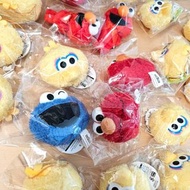送SF 日版全新 芝麻街 Sesame street 艾摩 Elmo Big Bird Cookie Monster 紅怪 藍怪 黃怪 公仔 玩具 吊飾 玩偶 Sesame Street Plush 