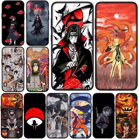 Itachi Uchiha Sasuke Narutos Cover Phone Case for Samsung Galaxy S25 S23 S24 Fe Ultra Plus S7 Edge A