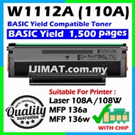 W1112A 110A W1112X 110X W1112XL W1112XXL Compatible Laser Toner HP Laserjet 108 108A 108w HP 136 136