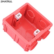 SMATRUL switch box 86*86mm wall switch bottom socket PVC junction box single base