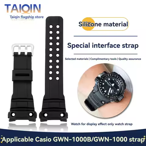 GWN-1000 Dedicated interface Watch band For Casio G-SHOCK nautical series 5371 GWN-1000B-1BJF resin 