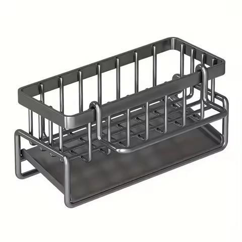 Kitchen Sink Organizer Rack,Kitchen Rack, Household Sink Tableware Drain Storage Rack,Sponge Deterge