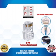 RJ45 PASS THROUGH ETHERNET CONNECTOR/ TAGUSAN RJ45 Connector