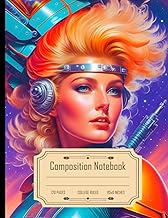 Composition Notebook College Ruled: Futuristic Tactical Harness and Tight-Fitting Space Pants, Paint