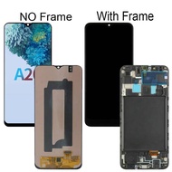 Original For Samsung Galaxy A20 A205 A205F A30 A305 A305F A30S A50 A505 A505F A50S LCD Display Screen With Frame Display Touch Screen Parts