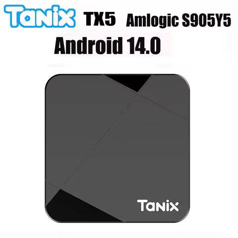 Tanix TX5 Android 14 TV Box Amlogic S905Y5 2.4G 5G Wifi BT