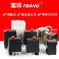 Fubon FBANG Air Compressor Pump Pressure Switch Automatic Controller Horizontal Silver Dot Transpare