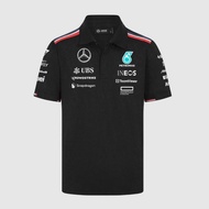 Official 2024 Mercedes AMG PETRONAS F1 Team Polo Shirt
