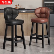 Commercial high stool for bars, swivel stool, iron bar stool, island stool, cashier bar stool, home 