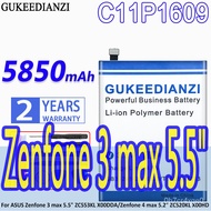 Baery C11P1609 5850mAh For AS Zenfone 3 max 5.5"; ZC553KL X00DDA/Zenfone 4 max 5.2"; ZC520KL X00HD Zenfone3max5