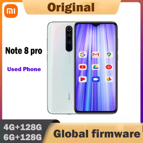 Xiaomi Redmi Note 8 Pro smartphone Global ROM Smartphone Helio G90T 4500mAh 64MP 6G+128G 8+128G used