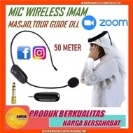 Terbaik MIC HEADSET SH 02 WIRELESS BANDO CLIP ON IMAM MASJID