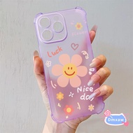 Smile Pink Flower Matte Casing For Realme GT7 Pro C15 C12 C11 9i 7i Global 5 5s 5i 6i 5G 4G Funny Co
