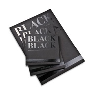 Fabriano / Potentate Black Paper Notebooks in Many Sizes, size B5/A4/A3