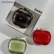 [LS] Transparent Fruit Airpods Pro 2 Earphone Case Drop-proof  Shape TPU Soft Design Customised Pers