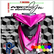 Mio 125 Extraordinary You Die Cut Waterproof Sticker, Machine Cut