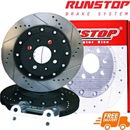 จานเบรค RUNSTOP Toyota VIGO 4WD, FORTUNER ปี 04-07, FORTUNER เบนซิน ปี 2012 2.7, TRD SPORTIVO คู่หน้