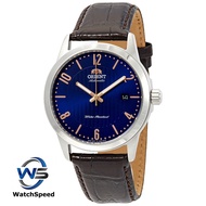 Orient Howard FAC05007D0 Automatic Blue Dial Black Leather Men's Watch