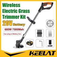 Keelat Grass Cutter Cordless Mesin Rumput Bateri Electric Grass Trimmer Wireless Pemotong Rumput Pru