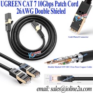 5m Ugreen 10 Gigabit Cat 7 STP Patch cord LAN Cable Cat7 10Gbps