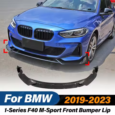 For BMW 1-Series F40 M-Sport 2019 2020 2021 2022 2023 Front Bumper Splitter Lip Guard Protector Car 