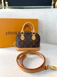 LV Alma nano 小號 貝殼單肩包 手袋 棕色