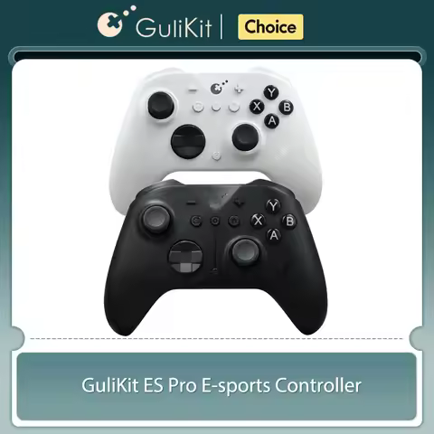 GuliKit ES Pro E-sports Bluetoth Game Controller,Wireless Gamepad with TMR Joystick for NS Nintendo 