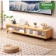 【Ready Stock】 Tv Cabinet TV Kabinet 3FT/4FT/5FT/6FT Bamboo Almari TV  Media Storage Rack TV 电视柜