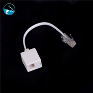 [ritonlywond] RJ11 6P4C Female To Ethernet RJ45 8P8C Male F/M Adapter Converter Cable Phone TH