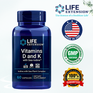 Life Extension Thyroid 60 Capsules with Iodine Vitamin D and Vitamin K