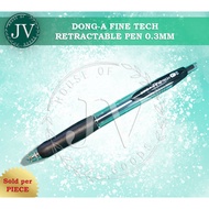 Dong-A Retractable Fine Tech Pen 0.3mm *SOLD PER PIECE*