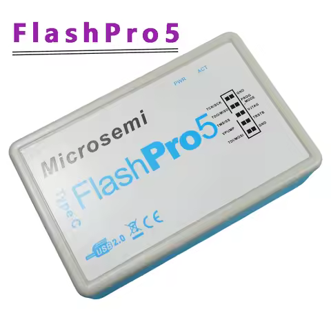 Flashpro5 Downloader, Actel Programmer, Burner Emulator, Flashprolite Support win7/8/10/11 USB type 