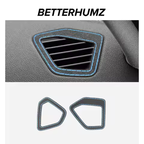 For BMW G20 G42 G28 G23 i3 i4 G26 Made of Alcantara Dashboard Sides Air Vent Outlet Trim Sticker Car