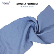 Kain Bahan Shakila Premium Samira Stretch Sakila Syakila Shakilla Twill Gamis Ecer Meteran per 50 cm