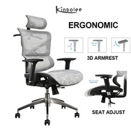 Kinbolee Mesh Ergonomic Chair Seat Adjustable Office Chair With 3D Armrest Office Gaming Chair