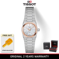 [Official Website Register] Tissot PRX 25MM Silver Rosegold Quartz Watches Watch Jam Original T137.0