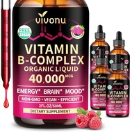 Supplement、Health Supplement Hydrate VivoNuVitaminBComplexLiquidDrops,MethylatedVitaminB126000Mcg,B1