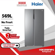 Haier Side By Side Series Twin Inverter Refrigerator (569L) HSR3918FNPG Peti Sejuk 2 Pintu