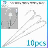 10pcs Dispossable Sterile Endotracheal Intubation Stylet Tracheal Intubation Guide Wire Fr6 Fr8 Fr10