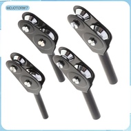 [mojotorw7] Standard Foot Fishing Rod Double Roller Guides Tips 3.5mm 4.5mm 5.5mm 6.5mm