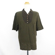 ete Tshirt cotton Dot half brown Direct from Japan Secondhand