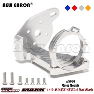 1/10 8960 Motor Mounts Fixed Adjustment Kit Aluminum Alloy for RC Car Traxxas 4S Maxx 89076-4 WideMa
