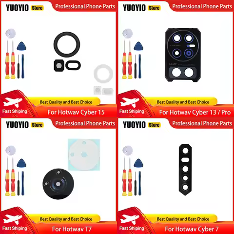 Camera Lens Glass For Hotwav Cyber 15 Cyber 13 Pro T7 Cyber 7 Cyber 9 Pro Note 15 Pro R8 R9 Pro Note