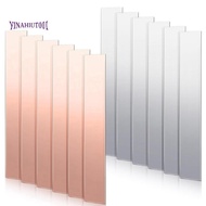12 Pcs Pure Copper Zinc Anode Sheet 99.9% High Purity Copper Zinc Electrode Strips 0.04 Inch X 0.98 