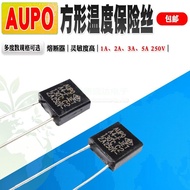 5 AUPO Square Thermal Fuses 84 Degrees 102 Degrees 115 Degrees 125 Degrees 130 Degrees A0-F A4-F