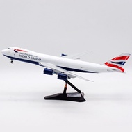 JC Wings 1: 200 Airplane Model Alloy Material British Airlines Boeing B747-8F G-GSSE