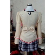 COSPLAY Magical Girl Madoka School Uniform Tachimi Takihara Middle School Girl Uniform cos