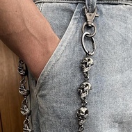 SE Easy Clip On Hollowed Skull Pants Chain Wallet Chain For Quick Belt Attachment Women Men Hiphop P