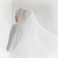 [VEIL NAWAL] Veil Nikah Sanding Tunang Soft & Best Material
